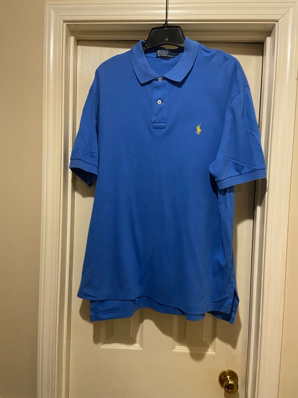 Ralph Lauren Men’s Royal Blue Polo with Yellow Pony